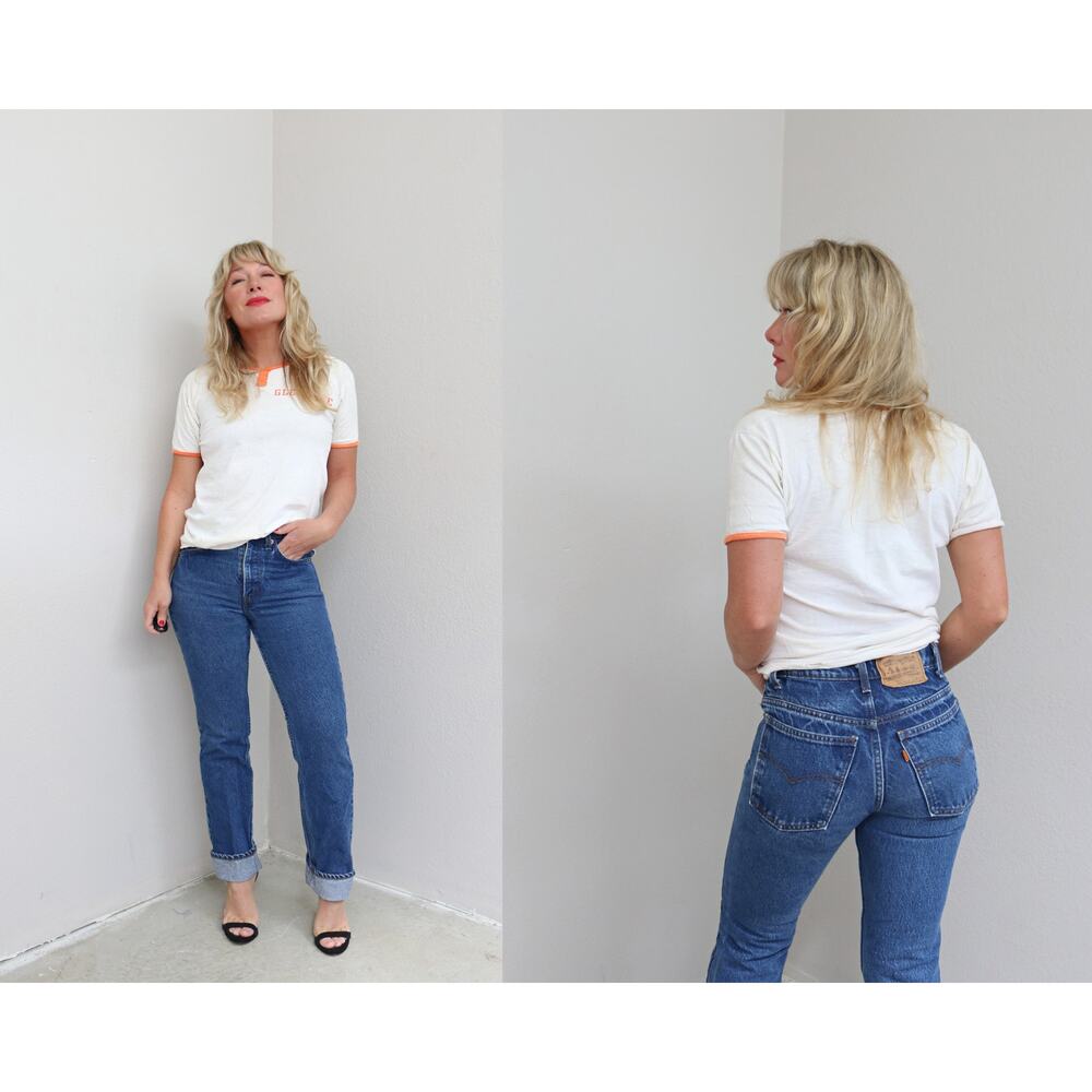 1980's Vintage Levi's USA Made 509 Straight Jeans ~ Women's XXS XS 28" 29" Waist